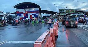Transportistas mantienen cerrada la frontera de Panam con Costa Rica