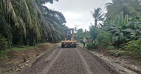 MOP inicia rehabilitacin del camino de Manaca Civil en Bar 