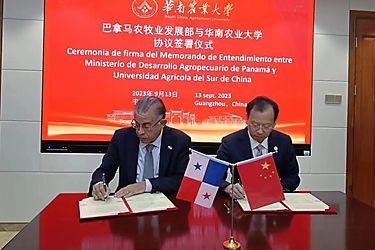 Universidad de China y Panam firman Memorando de Entendimiento en temas relacionados a cooperacin agrcola